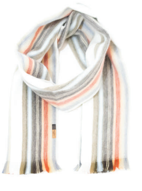 Écharpe en Laine d’Alpaga – Tissée Main Andes Équateur – Douce et Chaude – Hiver