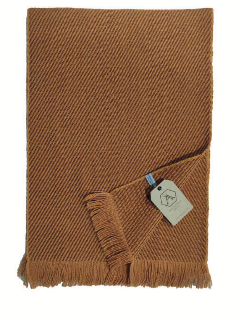 Écharpe en Laine Mérinos 100% Naturelle – Artisanale Peguche Équateur – Douce et Respirante