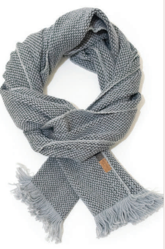 Écharpe en Laine Mérinos 100% Naturelle – Artisanale Peguche Équateur – Douce et Respirante